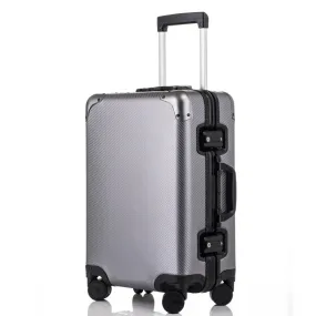 20'24'26'29' Matte Aluminum Luggage Suitcase Travel Traveling Trolley Rolling Spinner Hardside