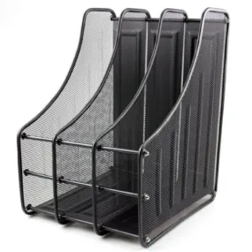 3 Tier Metal Mesh Magazine Stand