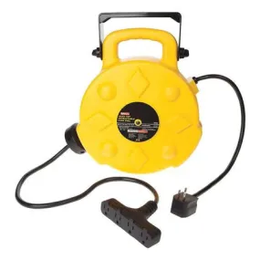 50 ft. 12/3 Retractable Cord Reel 4 Outlets 120VAC Voltage