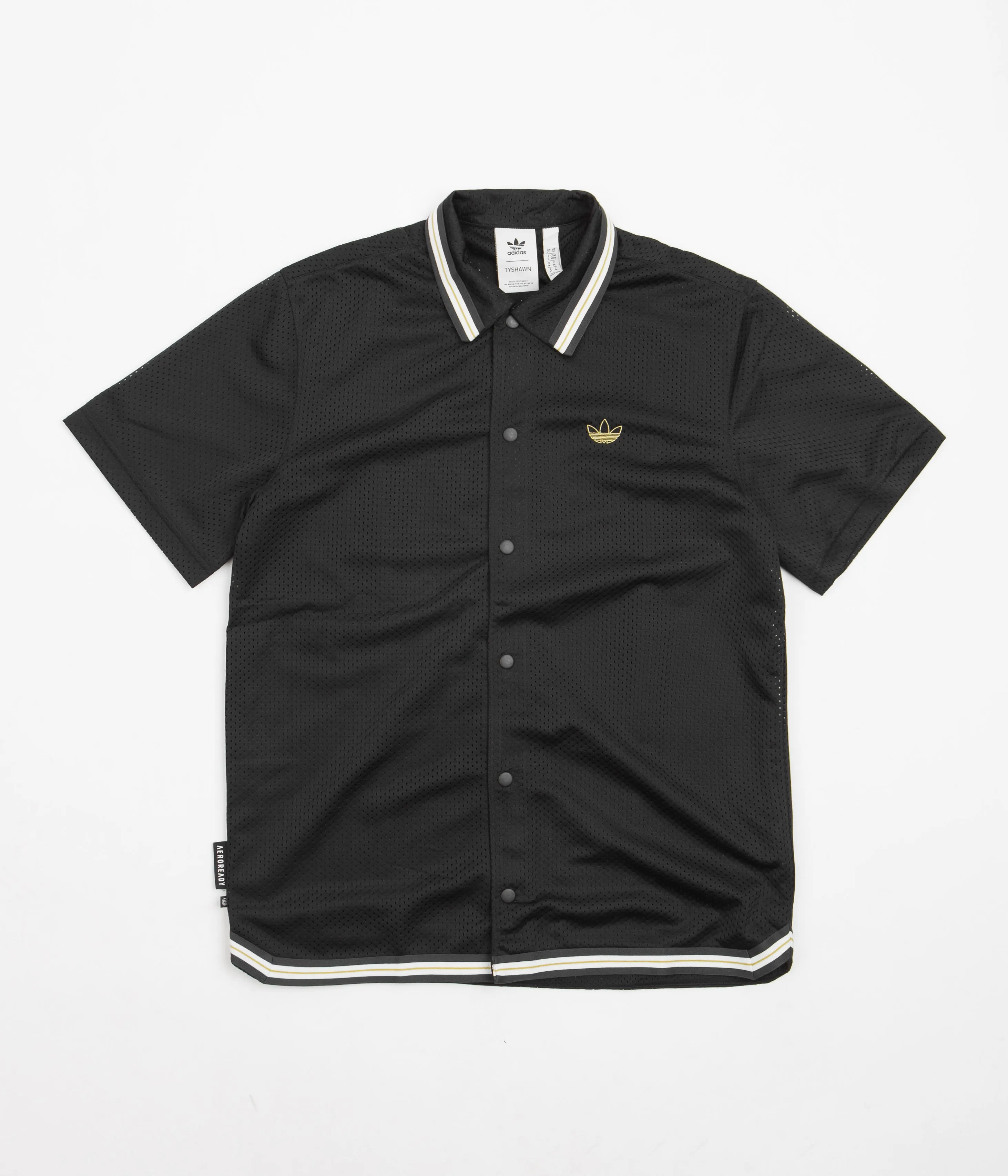 Adidas TJ Shirt - Black / Matte Gold / Carbon