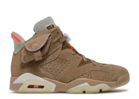 Air Jordan 6 Retro x Travis Scott 'British Khaki'