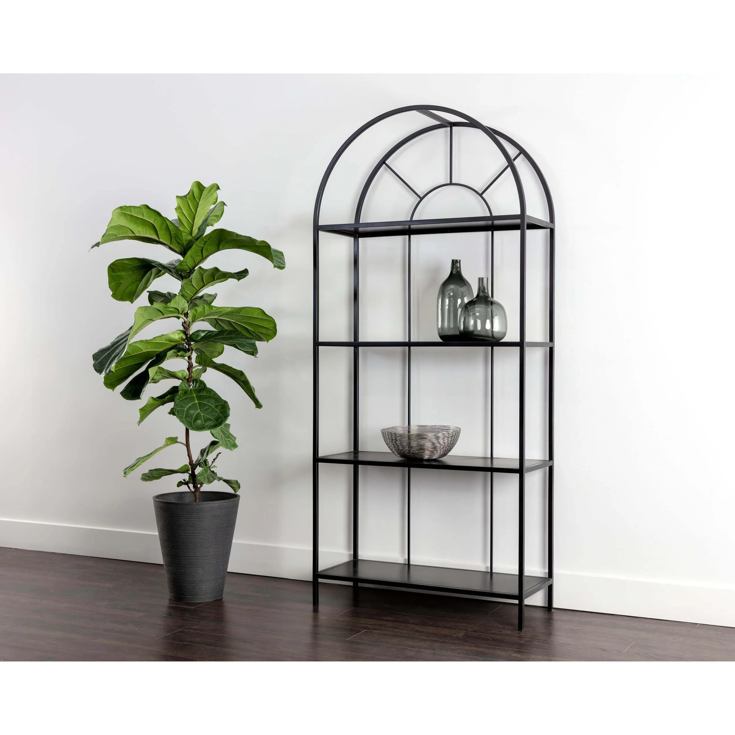 Alcove Bookcase, Black