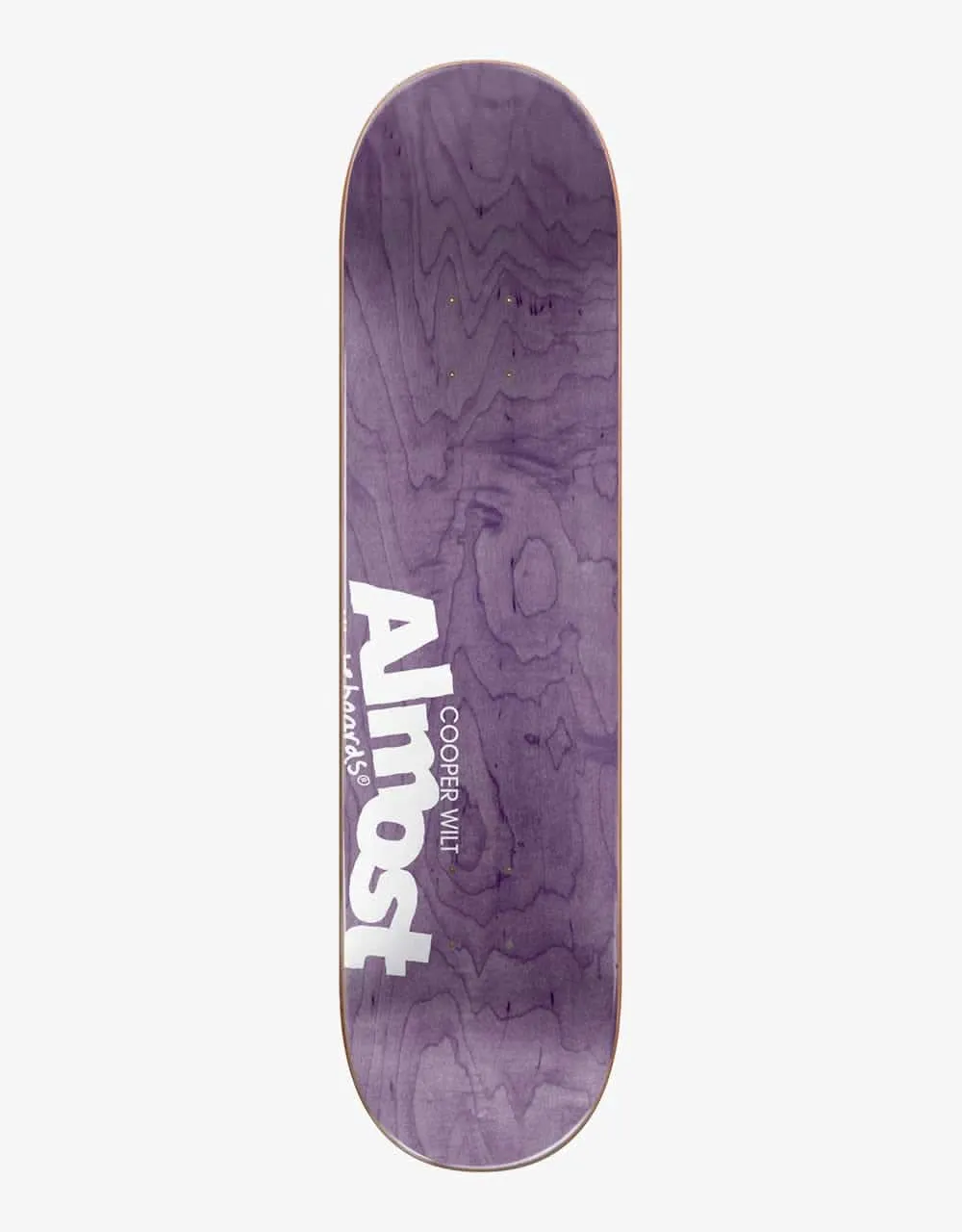 Almost Cooper Natural Rings Impact Support Skateboard Deck - 8"