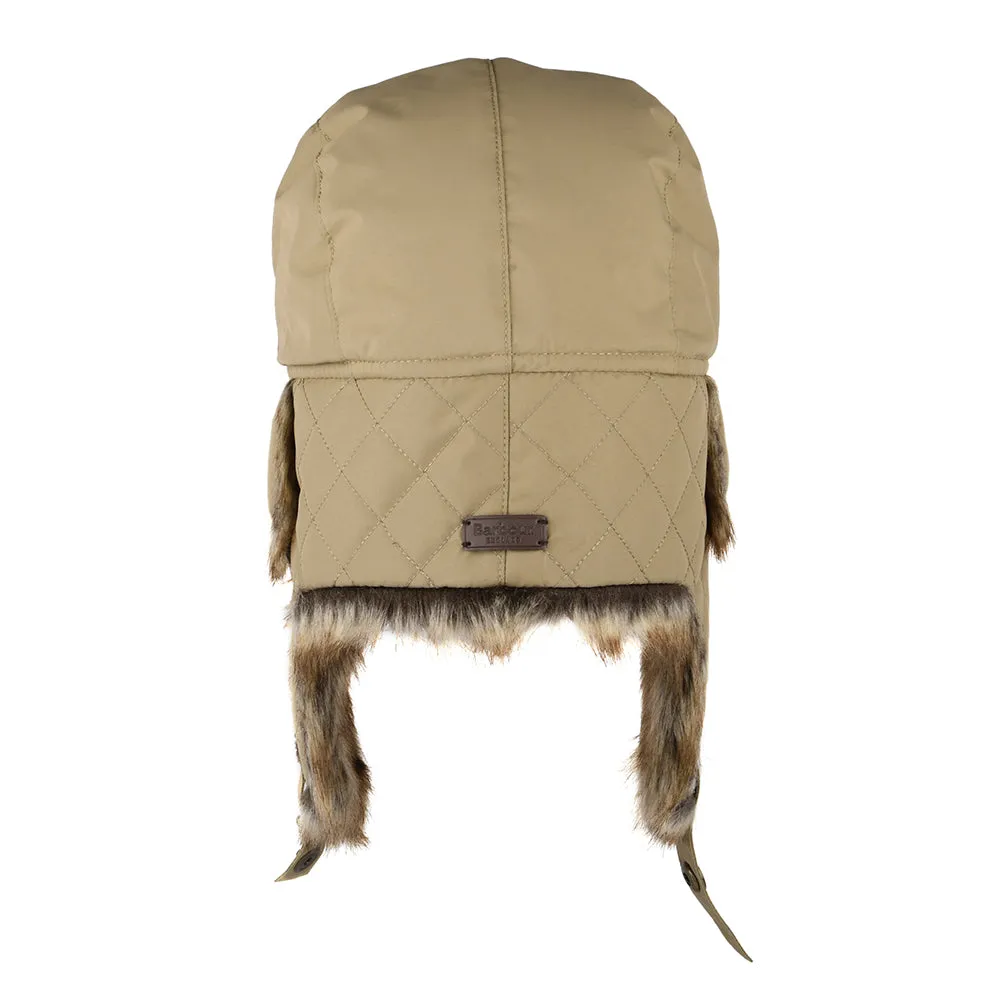 Barbour Hats Cleadon Water Resistant Trapper Hat - Ecru