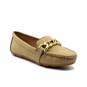 Beige Casual Moccasins G70043