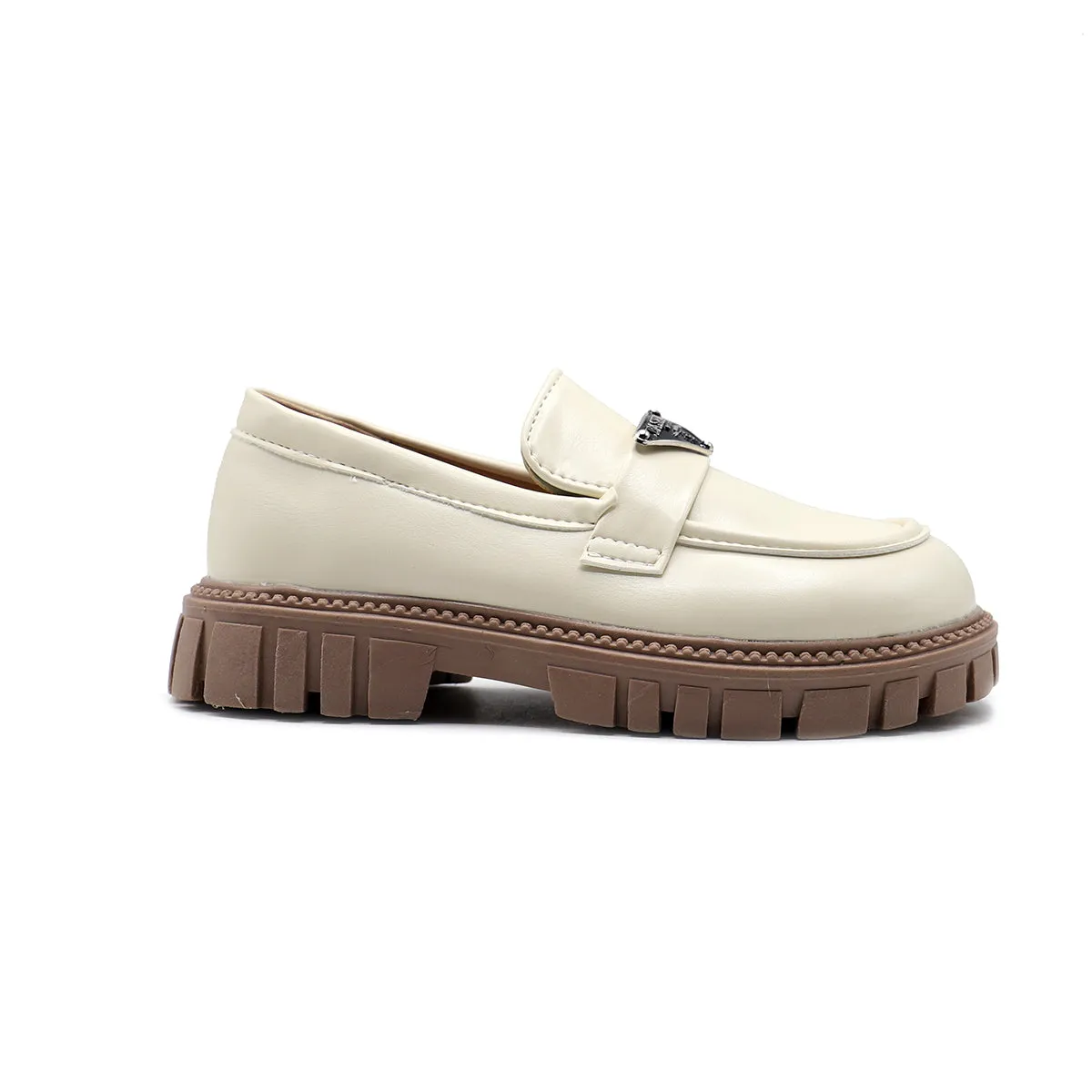 Beige Casual Moccassion G60012