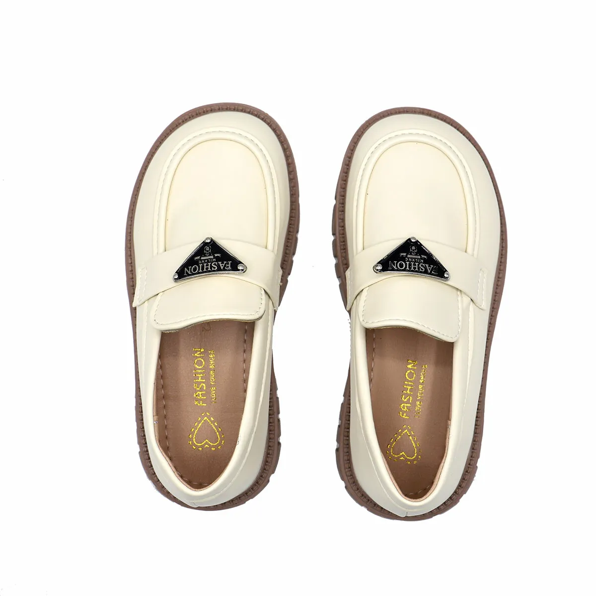 Beige Casual Moccassion G60012