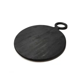 Black Mango Wood Board, Round