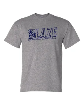 Blaze Baseball LOGO Basic Tee- Matte or Glitter