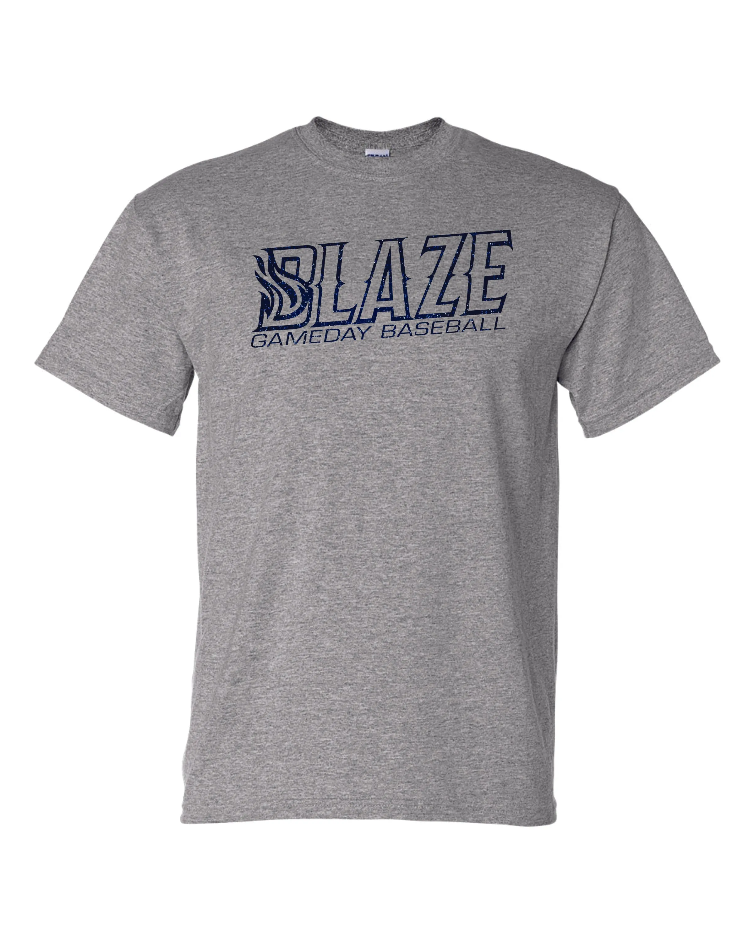 Blaze Baseball LOGO Basic Tee- Matte or Glitter