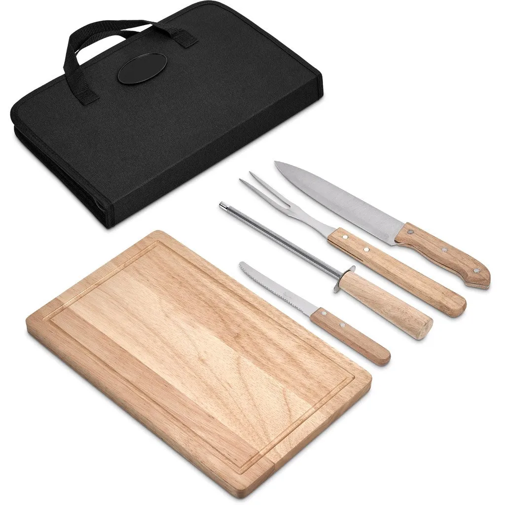 Brenton 5-Piece Braai & Carving Set