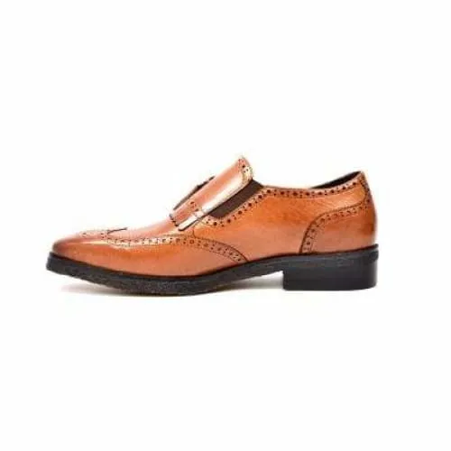 British Walkers Rick Men's Cognac Leather Slip On