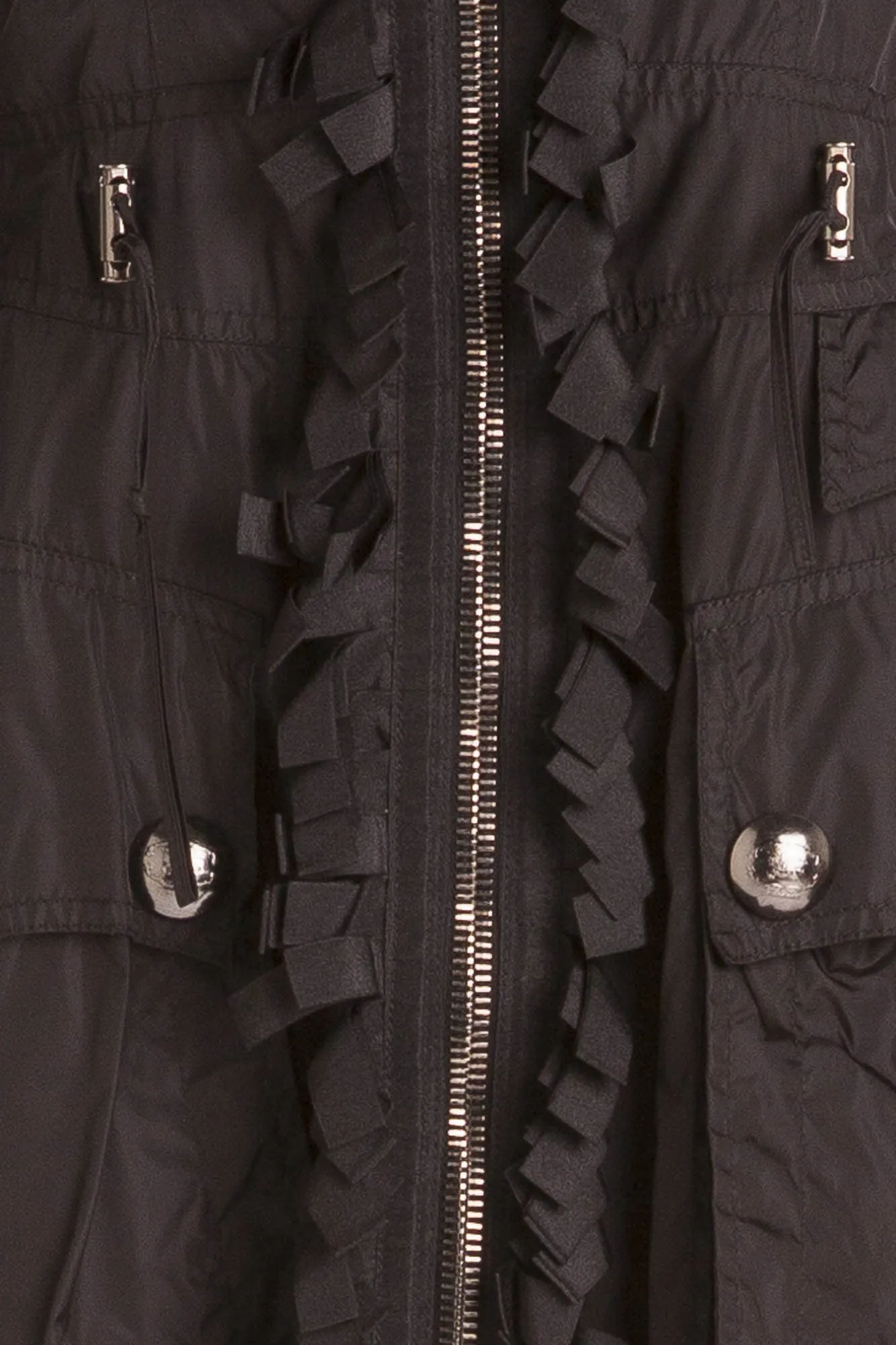 Burberry - As Seen on the 2007 Runway Collection, Black Zip Up Coat - IT 40