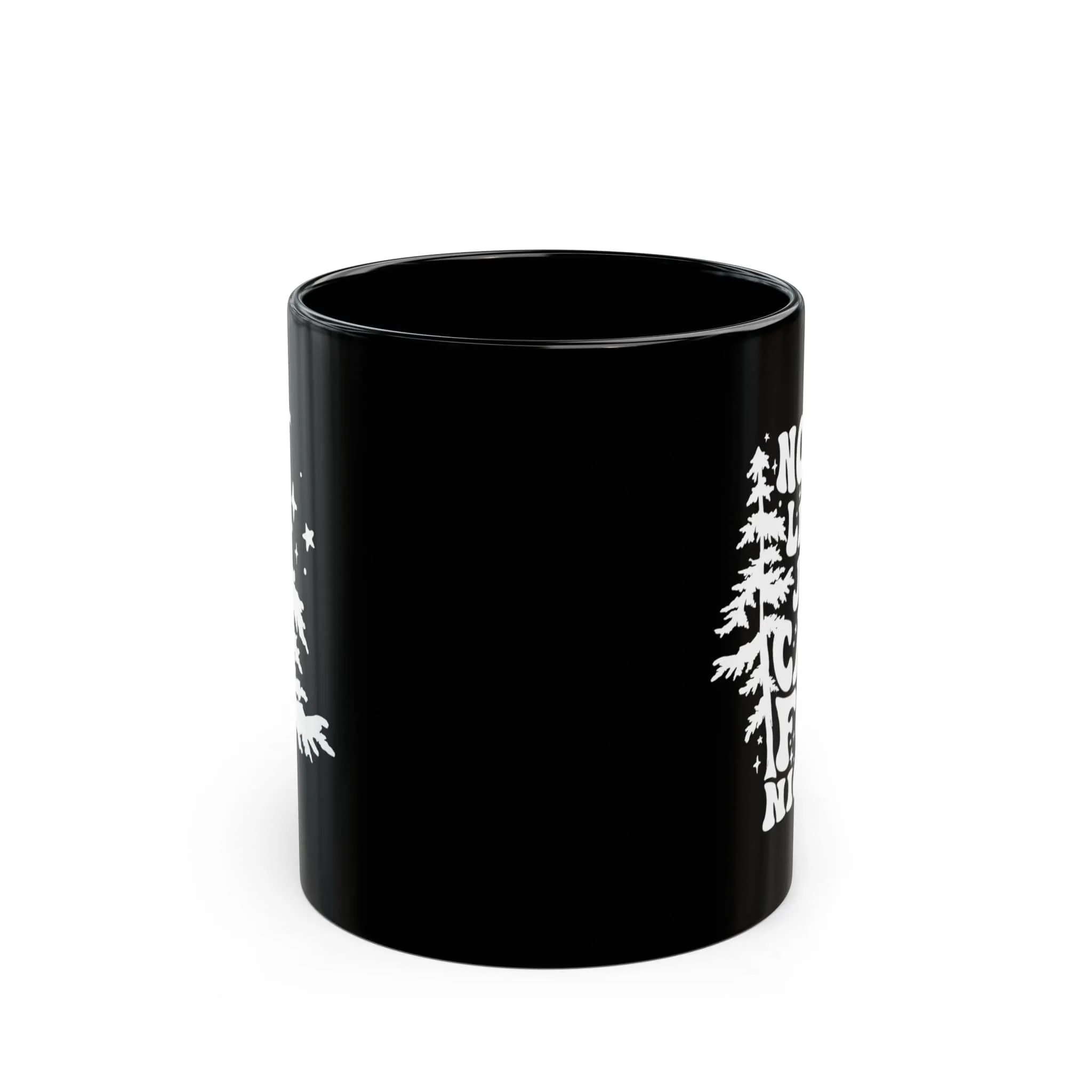 Campfire Nights 11oz Black Mug