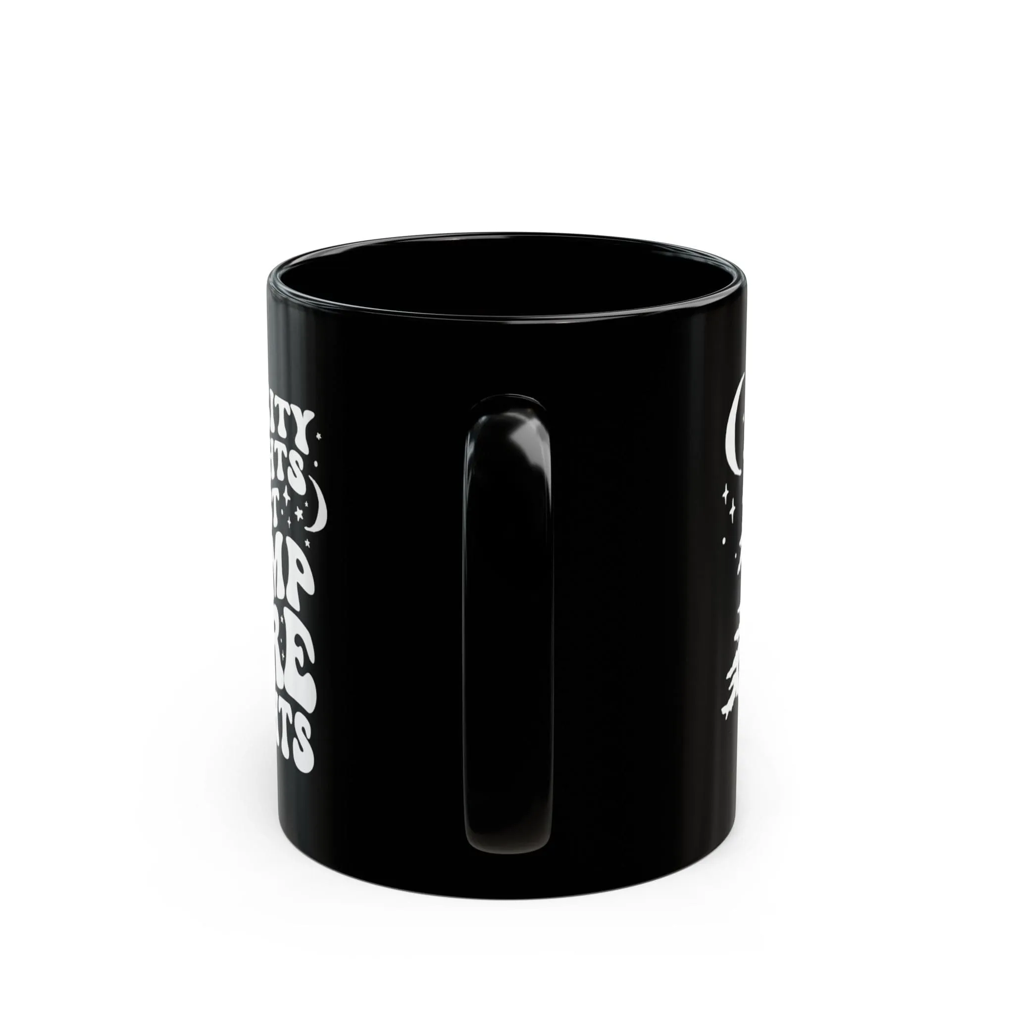 Campfire Nights 11oz Black Mug