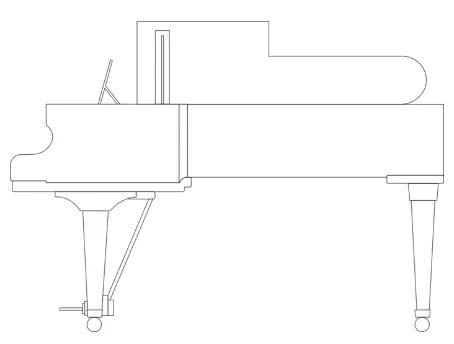 C.Bechstein Grand Piano Academy A190