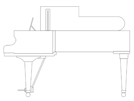 C.Bechstein Grand Piano Academy A208