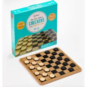 Checkers   Tic-Tac-Toe 2 in 1