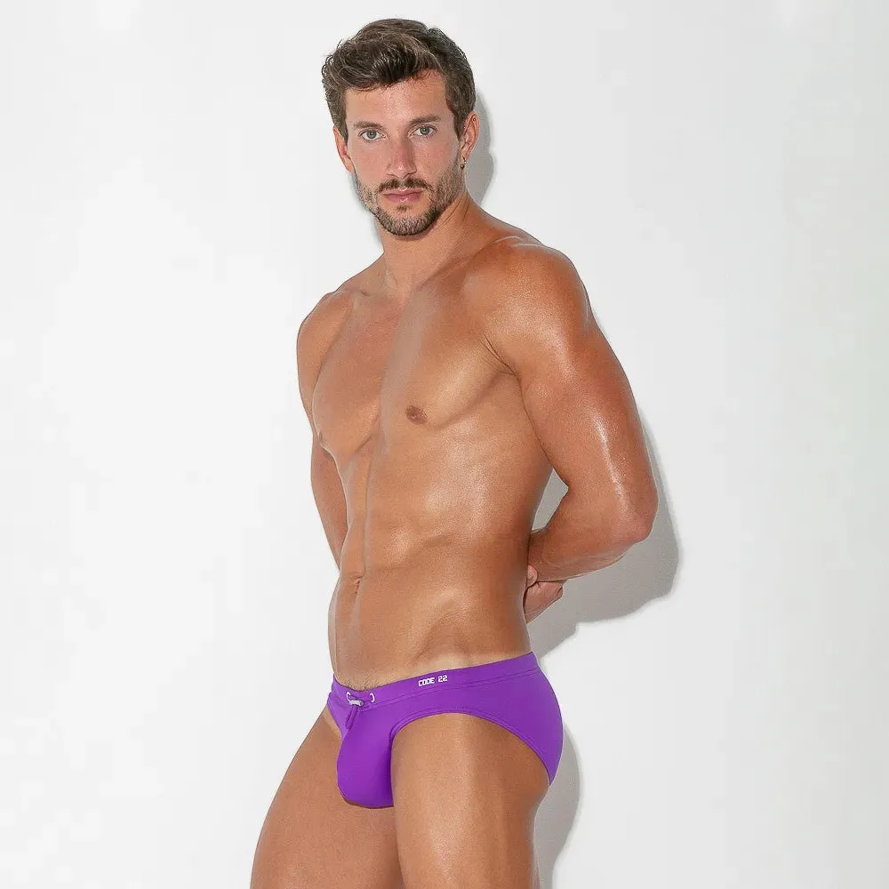 Code 22 Deep mini swim brief 24053 violet