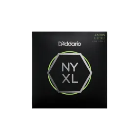 D'Addario NYXL45105 Light Top/Med Bottom Long Scale Nickel Wound Bass Guitar Strings - .045-.105