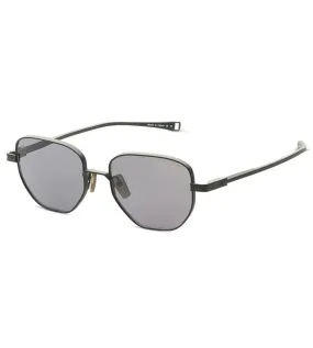 Dita Lancier LSA-421 Unisex Black Geometric Sunglass