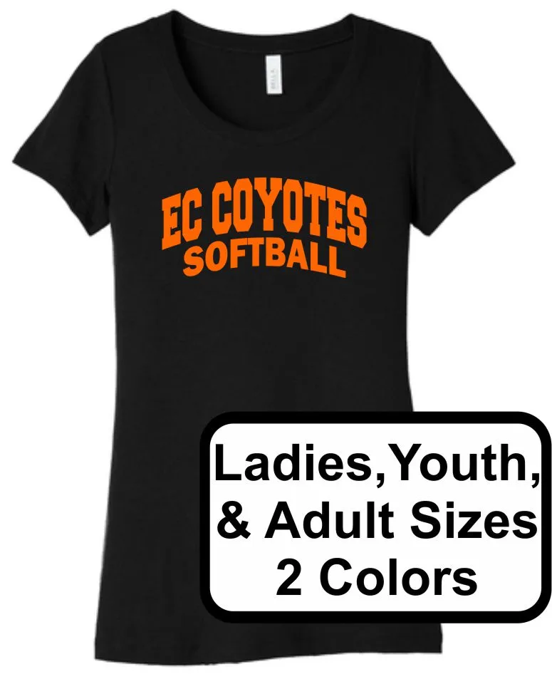 EC Coytotes Triblend Tee-Unisex, Ladies, Youth- 4 Designs