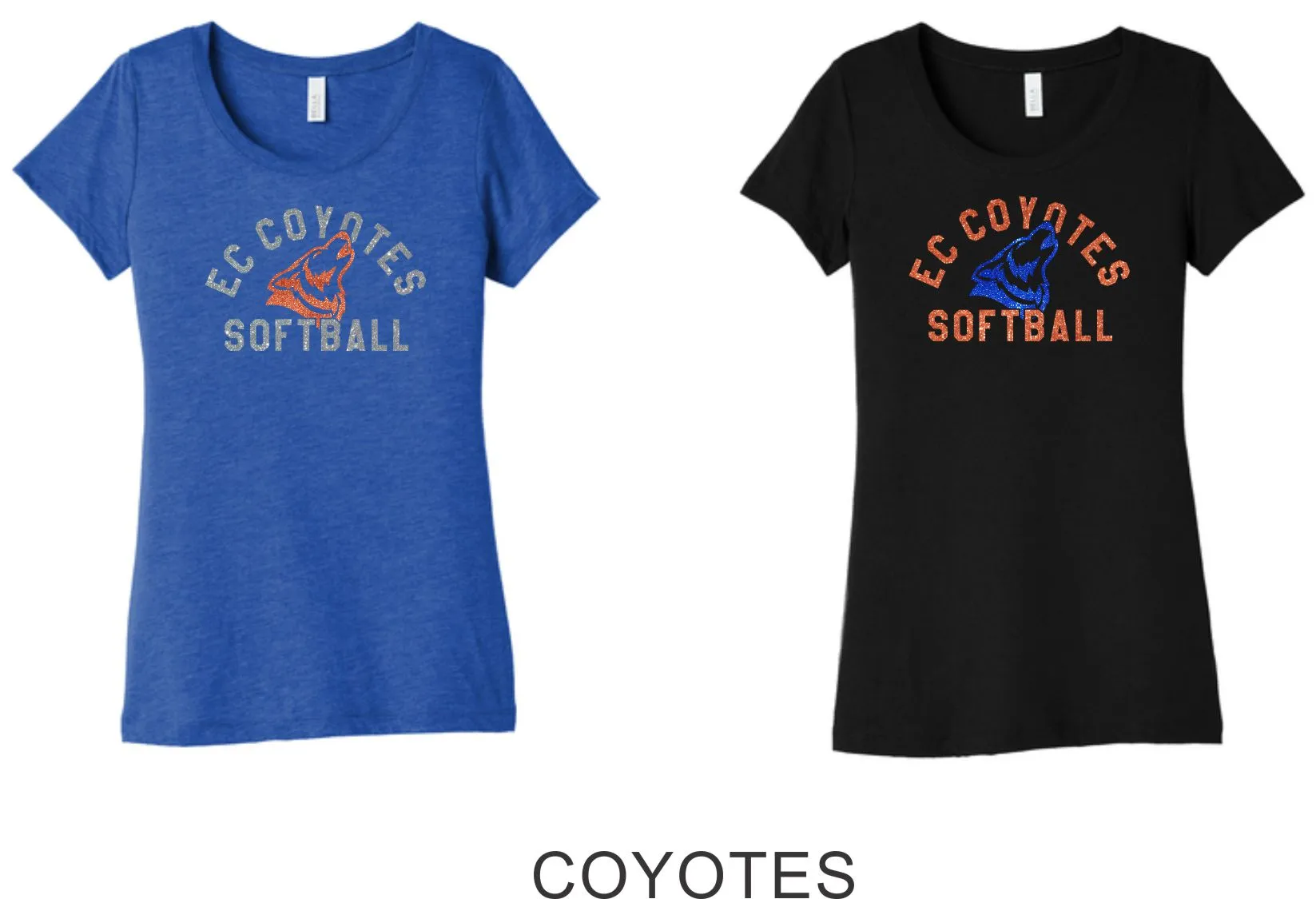 EC Coytotes Triblend Tee-Unisex, Ladies, Youth- 4 Designs