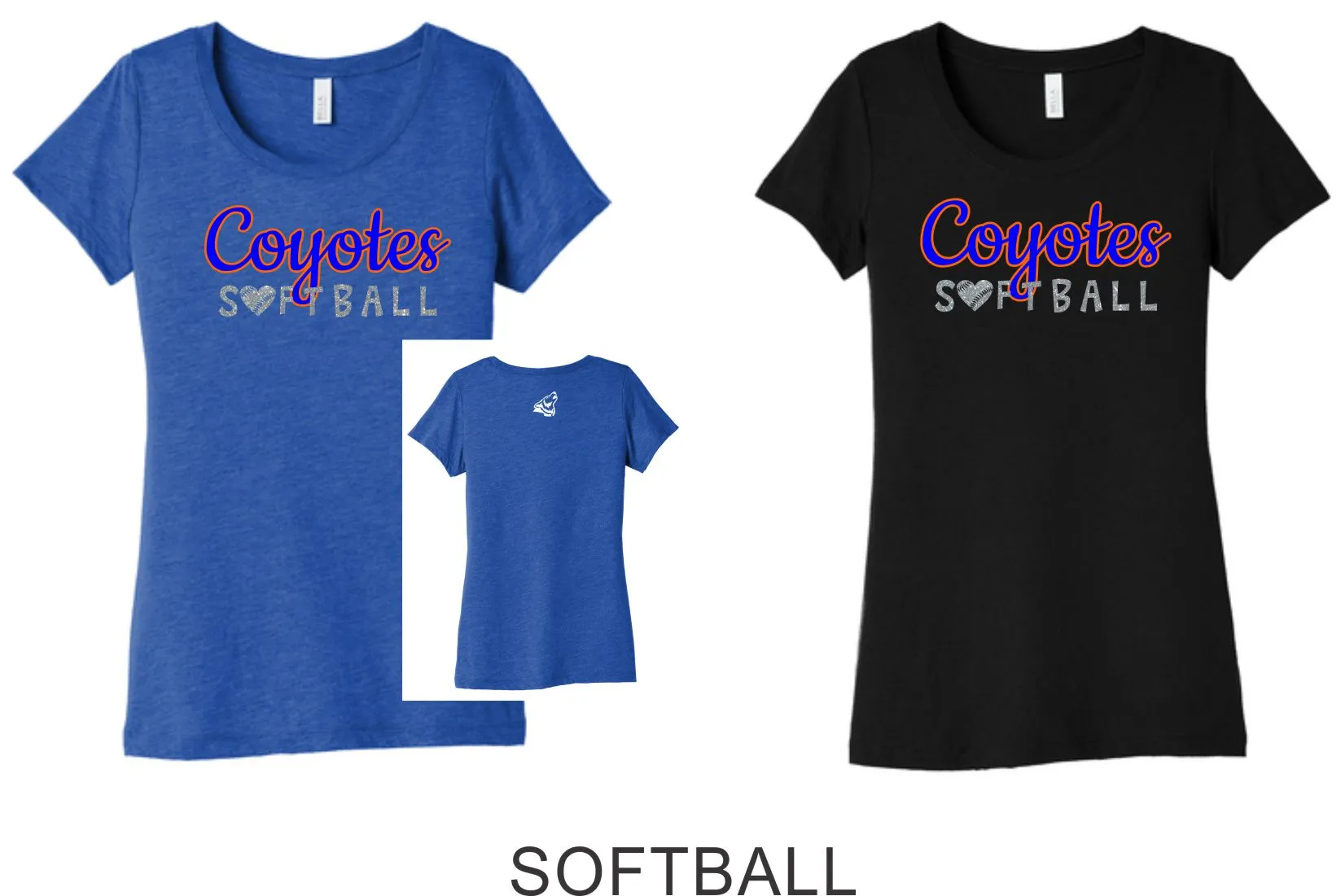 EC Coytotes Triblend Tee-Unisex, Ladies, Youth- 4 Designs