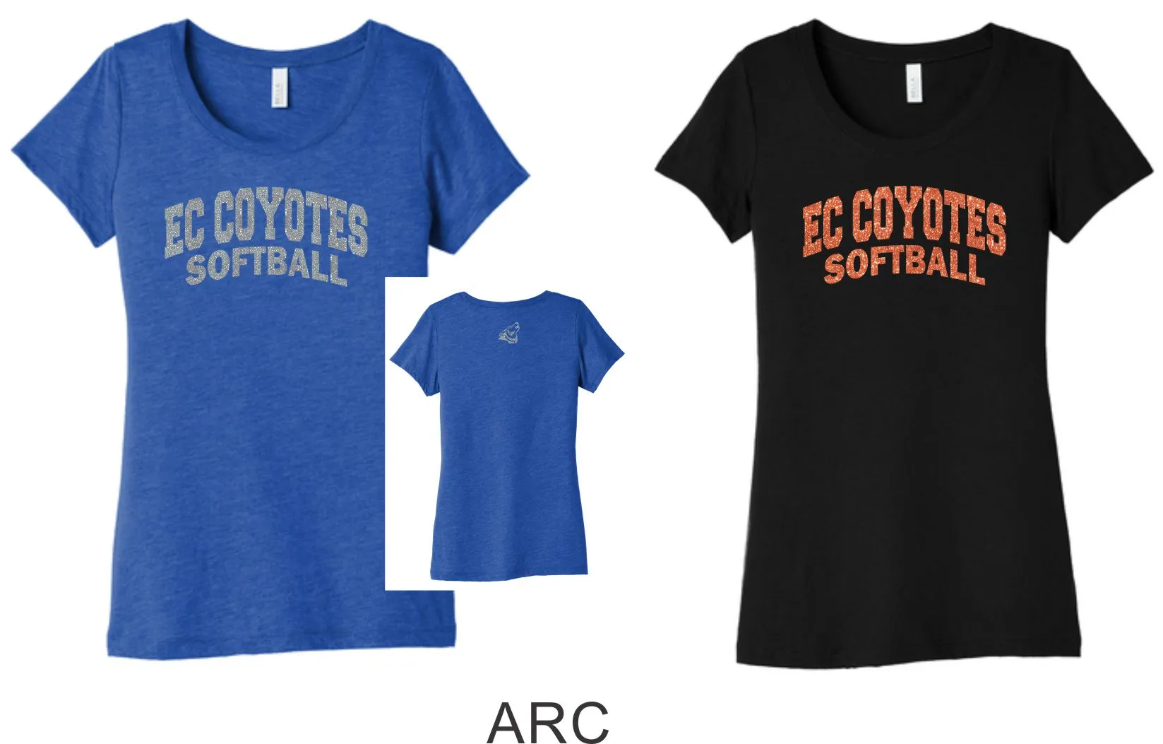 EC Coytotes Triblend Tee-Unisex, Ladies, Youth- 4 Designs