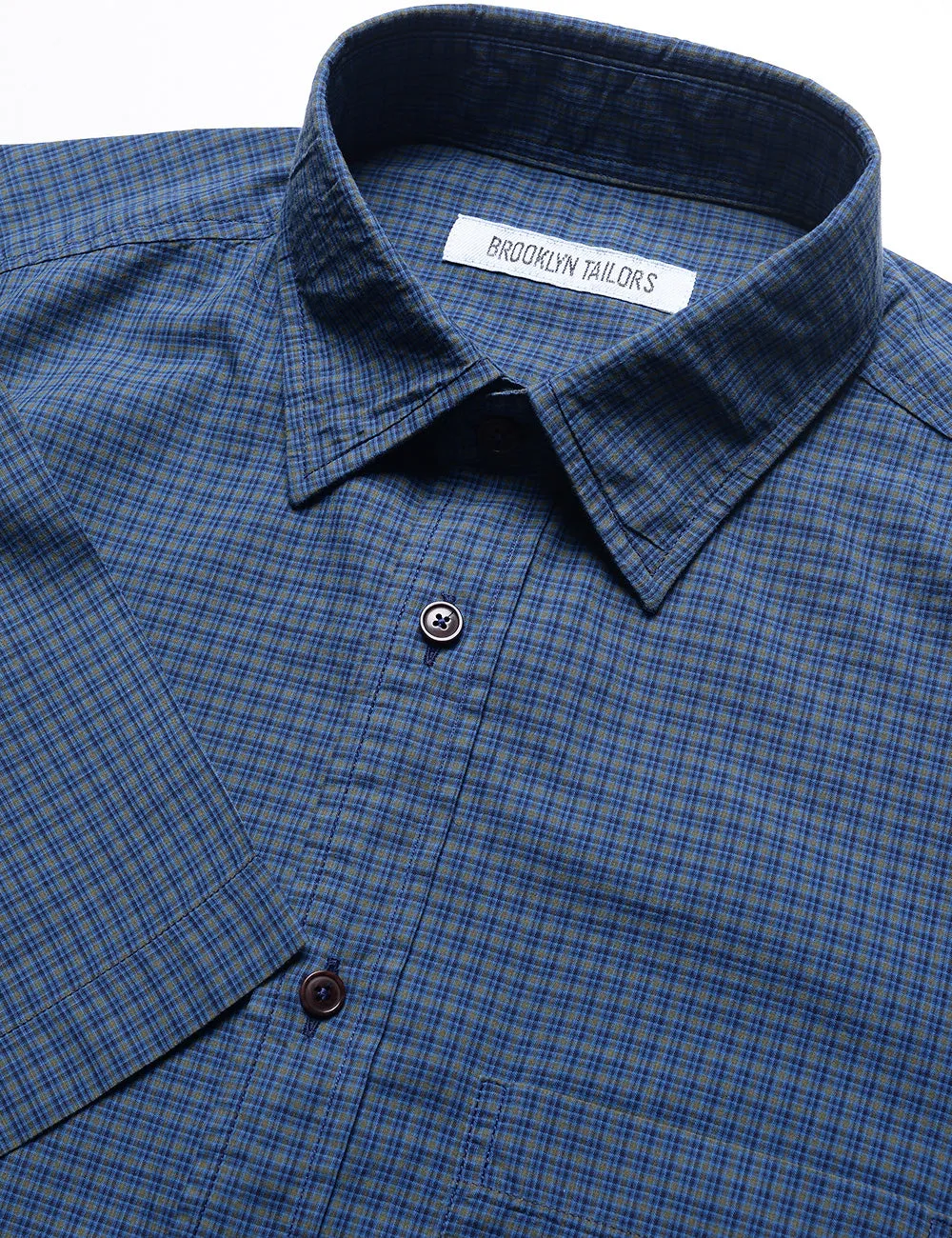 FINAL SALE: BKT14 Casual Shirt in Washed Poplin - Skyline