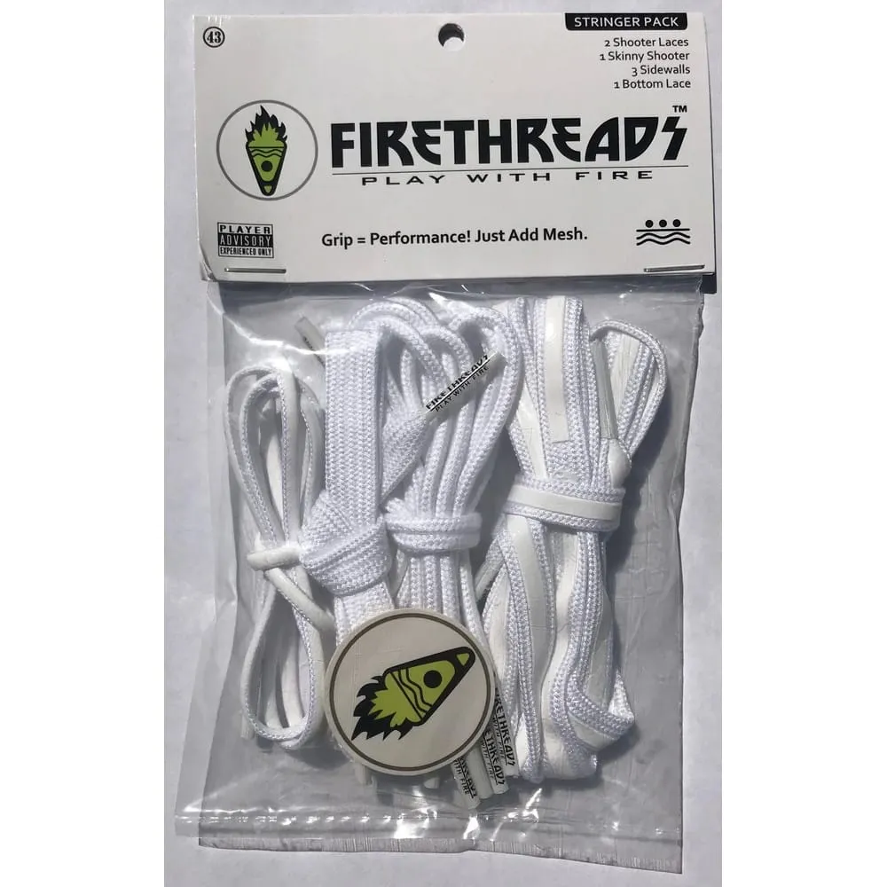 FireThreads Lacrosse Head Stringer Pack - Shooters, Sidewalls, and More