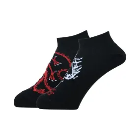 Game Of Thrones House Targaryen Ankle Length Socks For Men  - Black