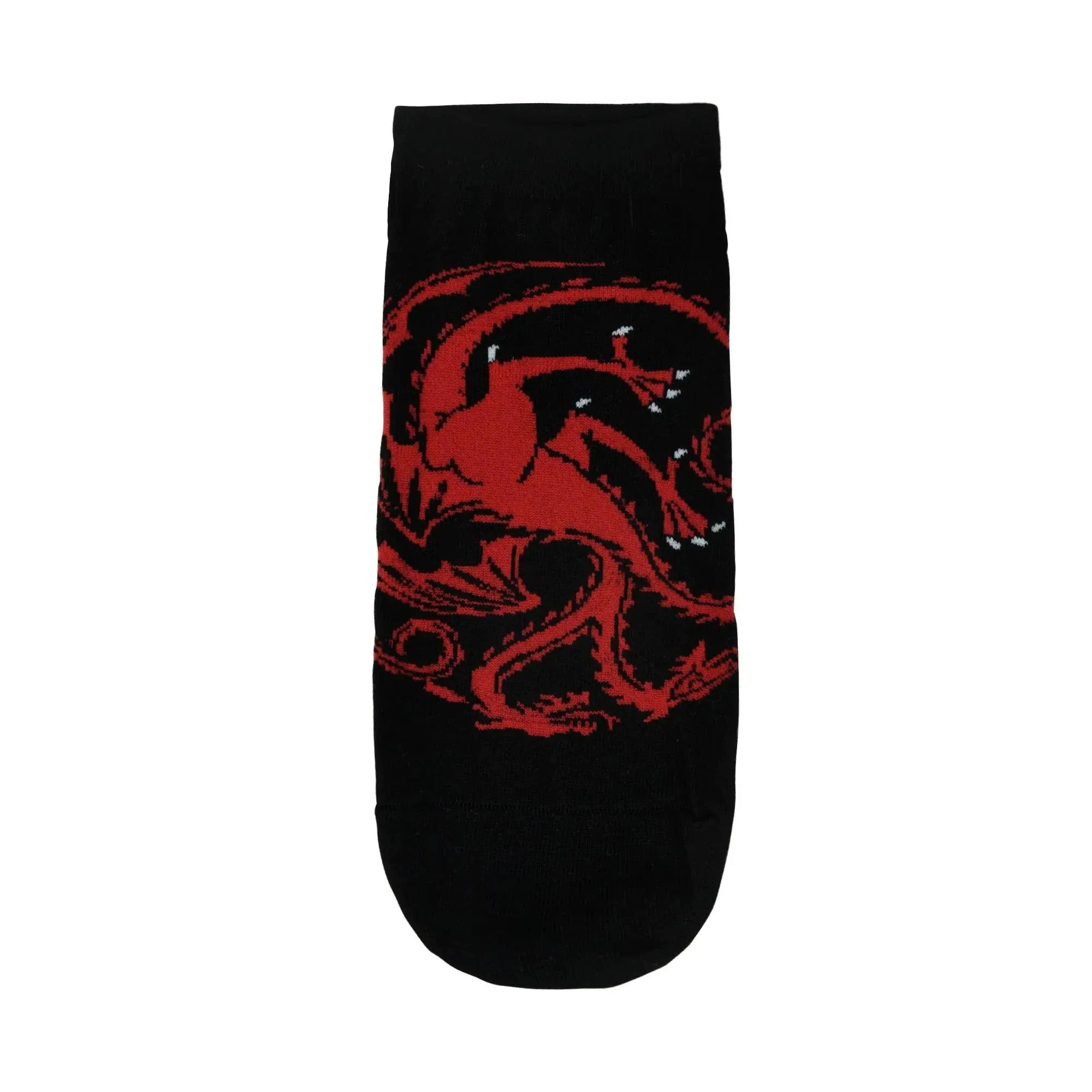 Game Of Thrones House Targaryen Ankle Length Socks For Men  - Black