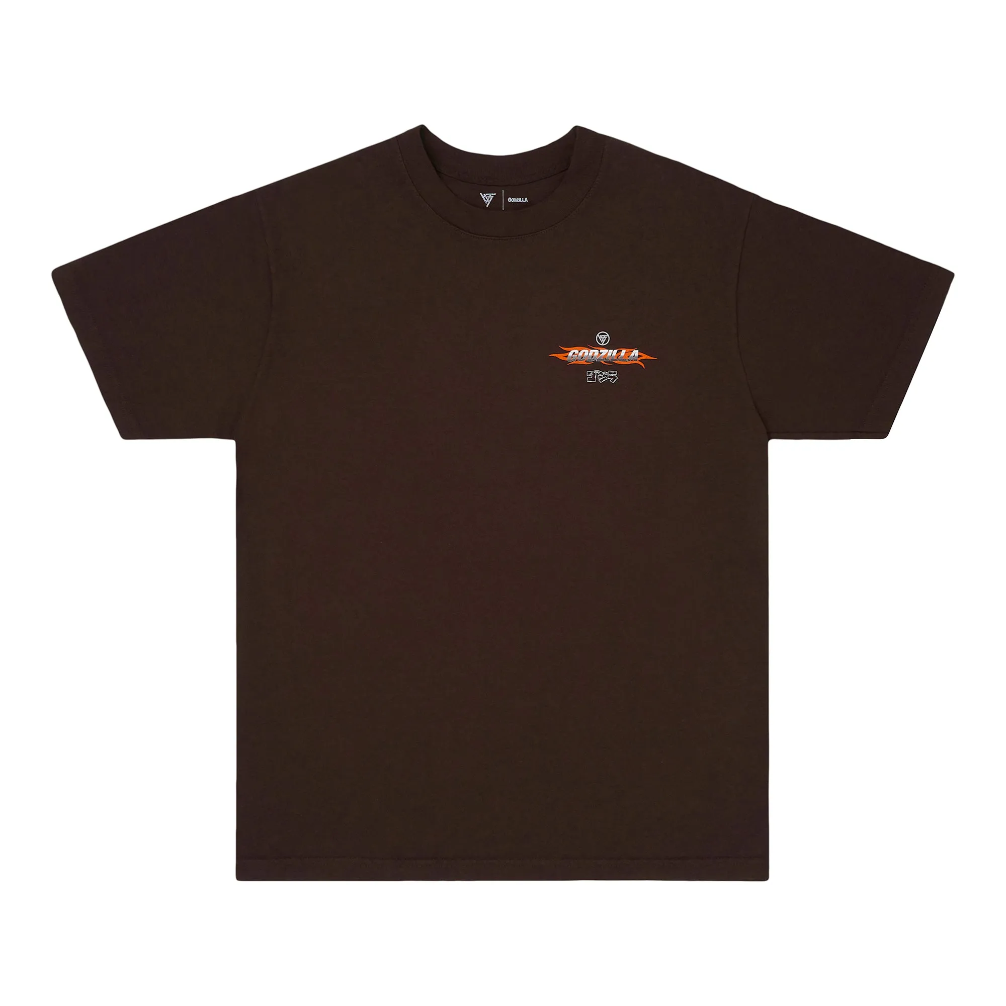 GODZILLA WARM LOGO SHIRT (CHOCOLATE)