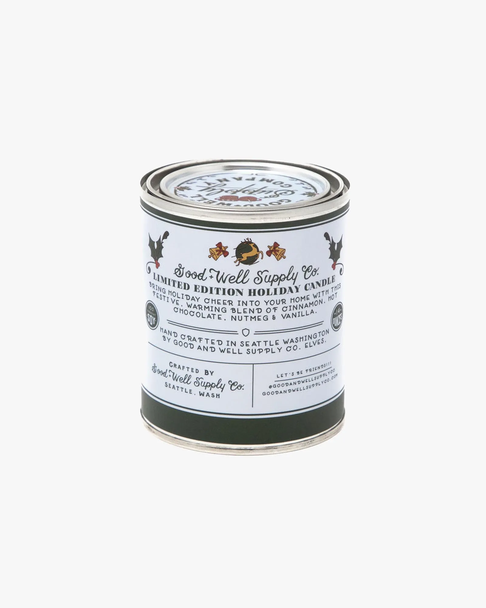 Good & Well Supply Co. Seasons Greetings Soy Candle - Warm Wishes