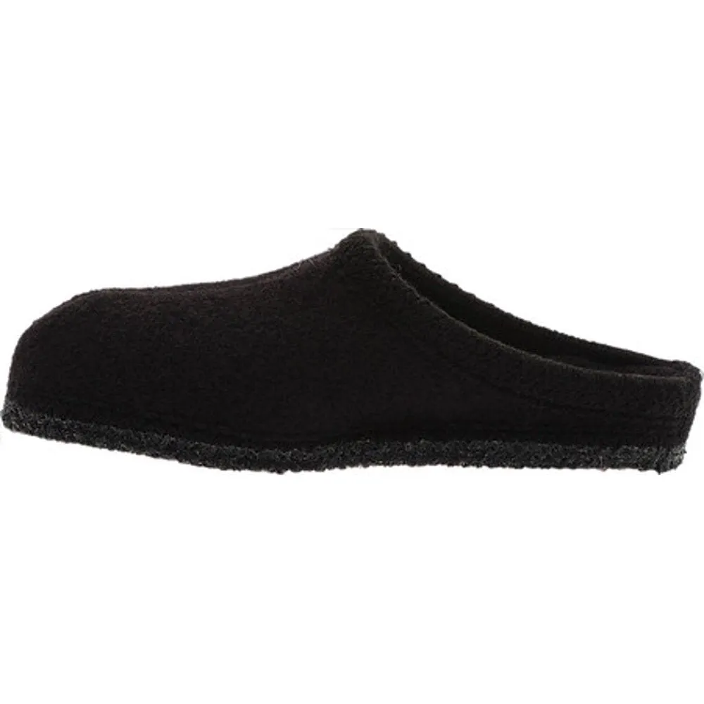 Haflinger-Gerda Hoehm AS Wool Slipper - 611002-3-BLACK