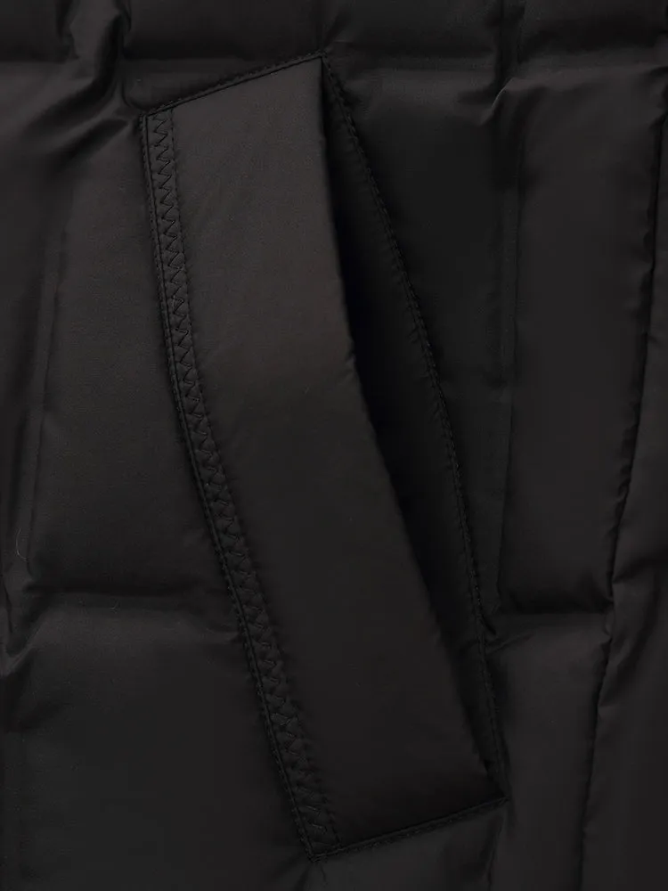 Hooded Pockets Goose Down Jacket