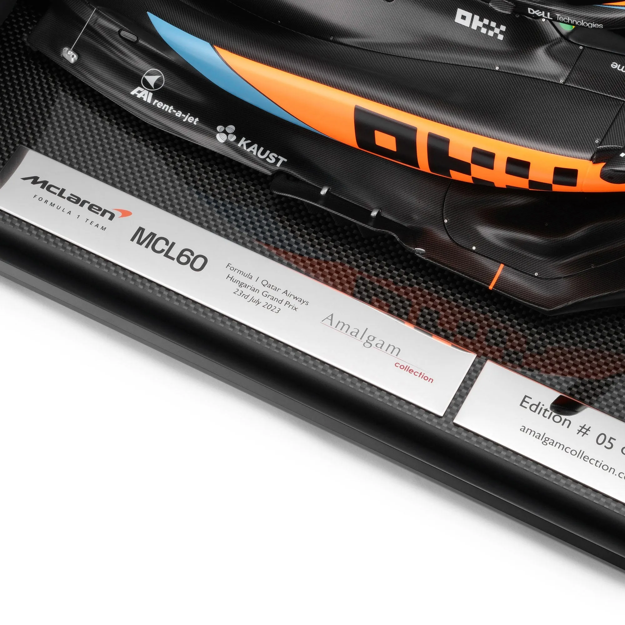 Limited Edition Lando Norris 2023 McLaren MCL60 1:8 Scale Model – Hungarian GP