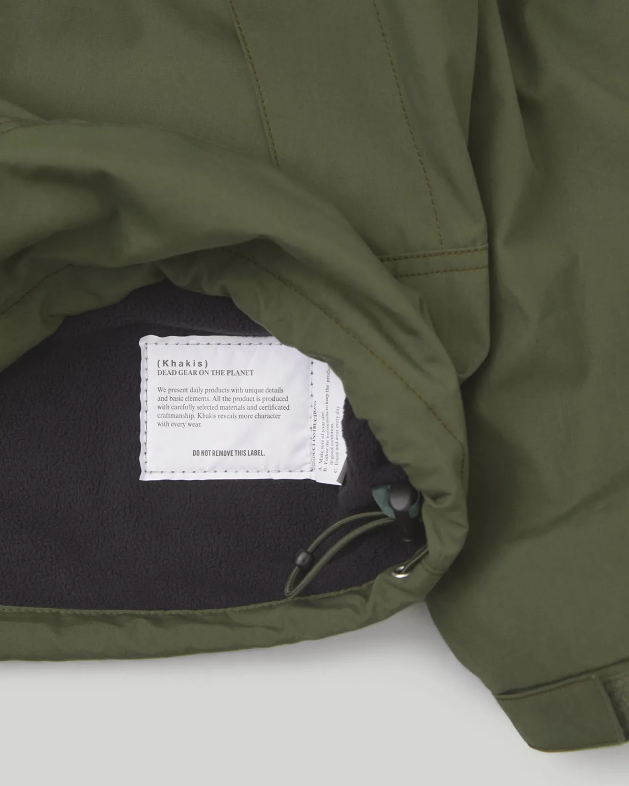 Lined Wind Parka Olive