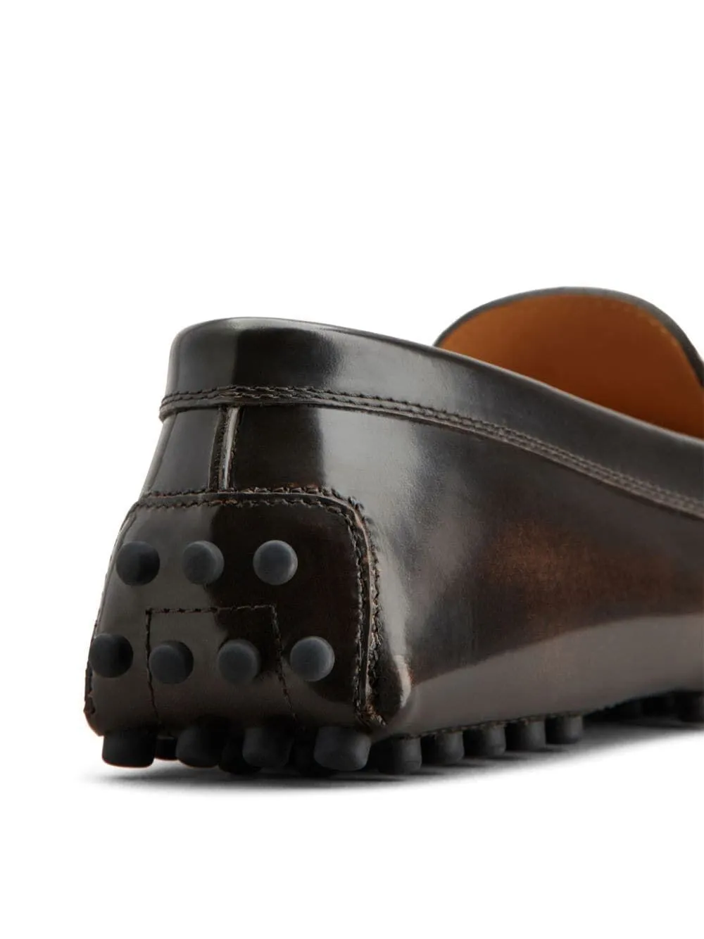 LOGO PLAQUE LEATHER LOAFERS