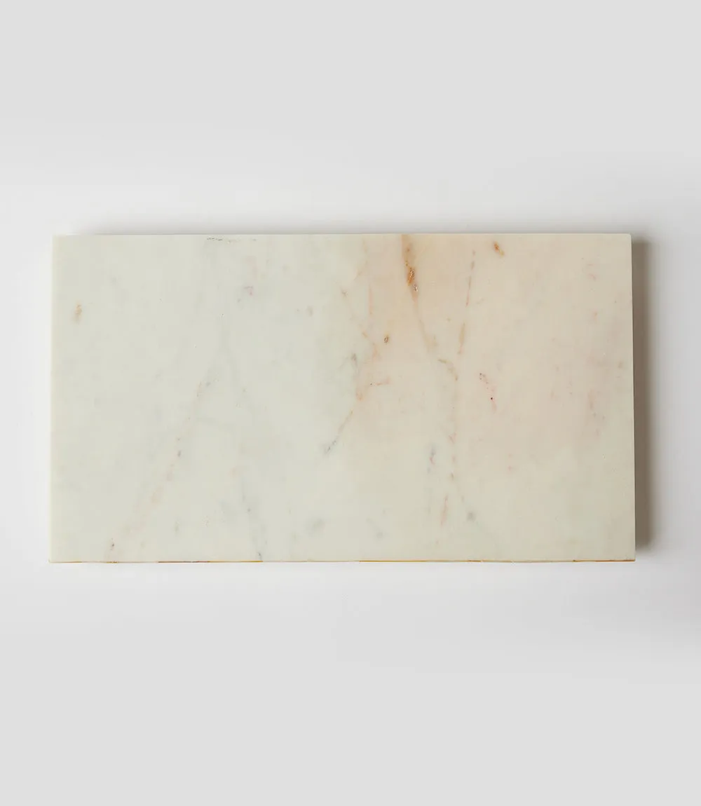 Marble Mother Of Pearl Serving Board/Knife Set