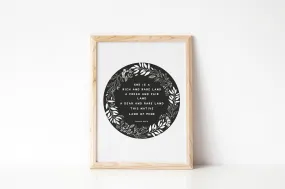 Native Land Of Mine Print