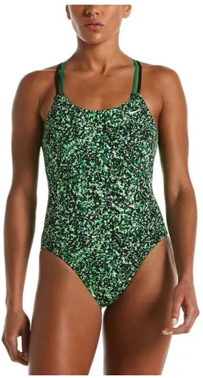 Nike Swim Women's Pixel Party Spiderback One Piece