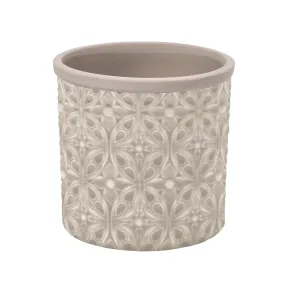 Porto Grey Glazed Pot - Small