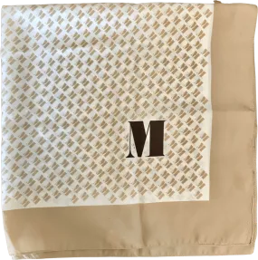 "M" Monogram Scarf by Morsly