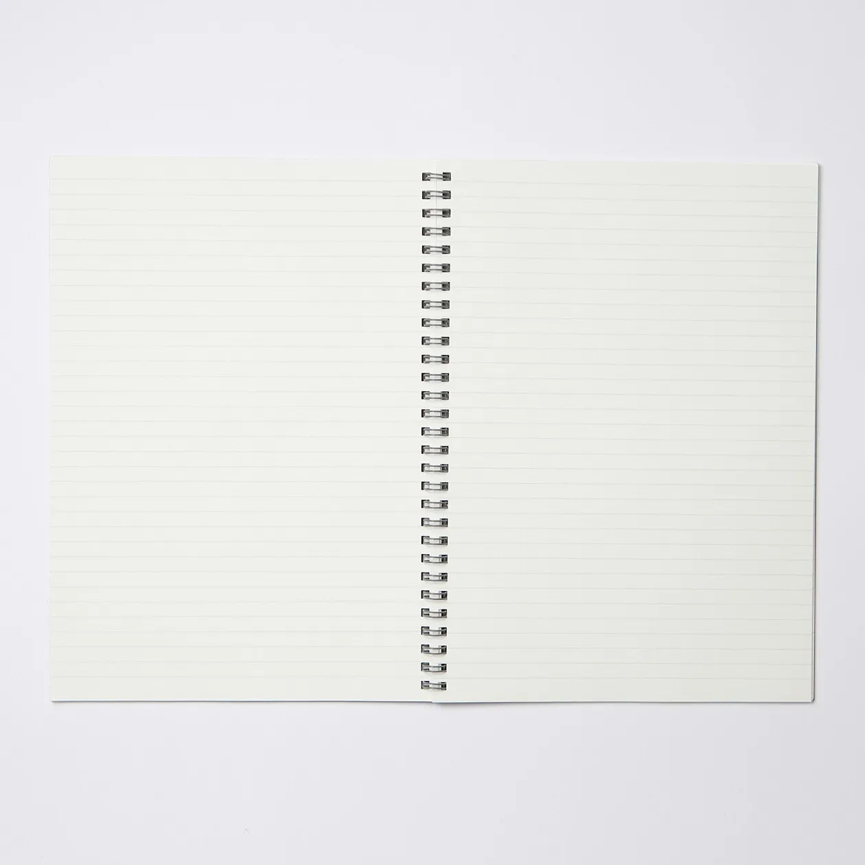 Recycled Double Ring Notebook - B5 Grey