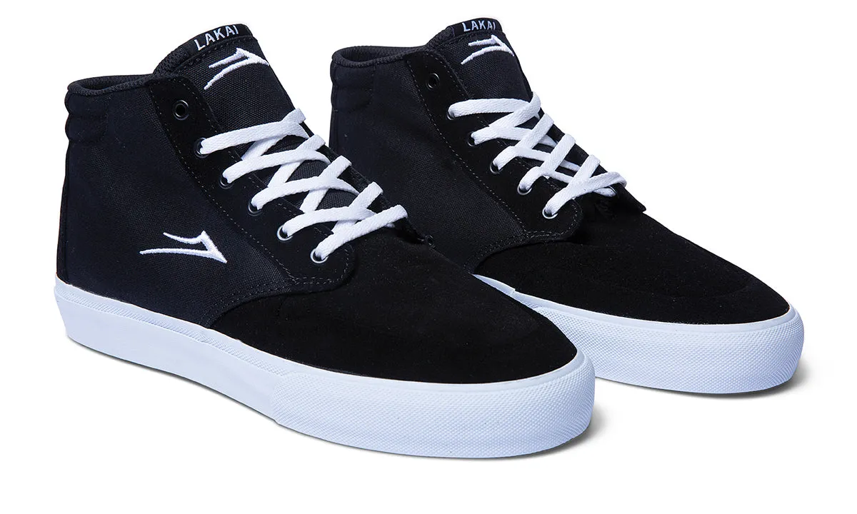 Riley 3 High - Black Suede