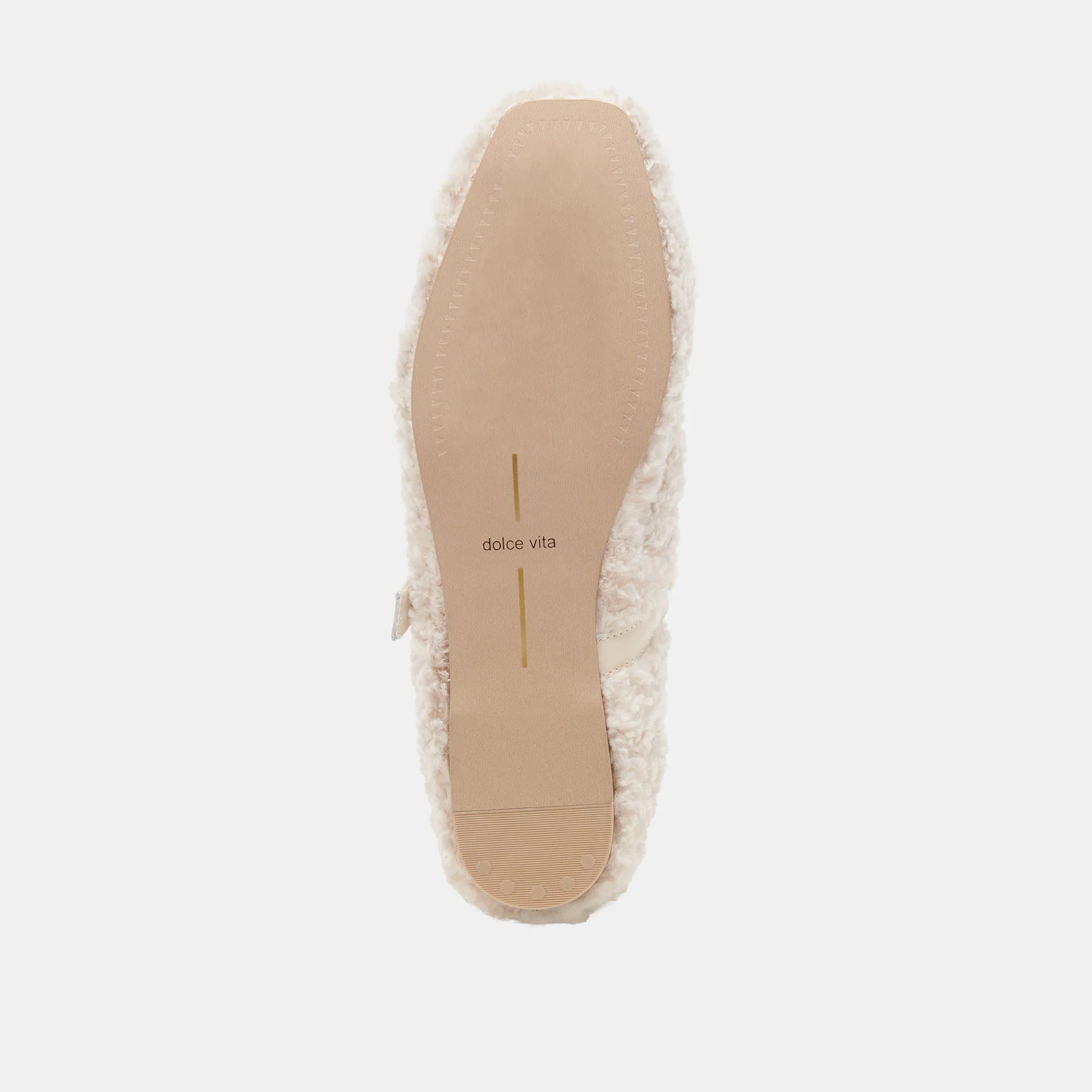 RODNI PLUSH BALLET FLATS CREME PLUSH