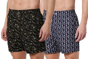 Romano nx Men's 100% Cotton Boxers/Shorts - Combo (Pack of 2)