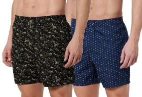 Romano nx Men's 100% Cotton Boxers/Shorts - Combo (Pack of 2)